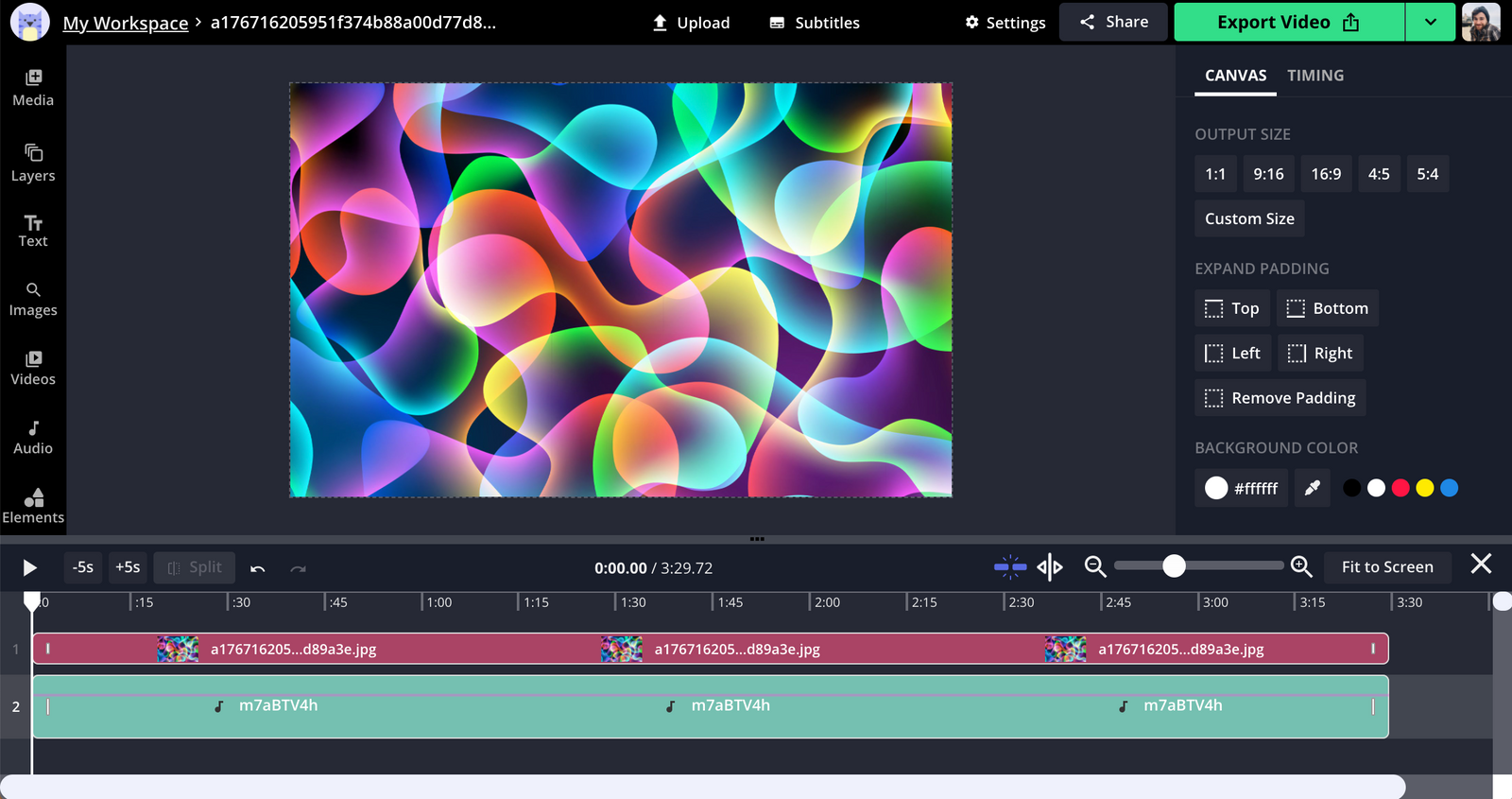 How to Overlay Audio on an Image or Video