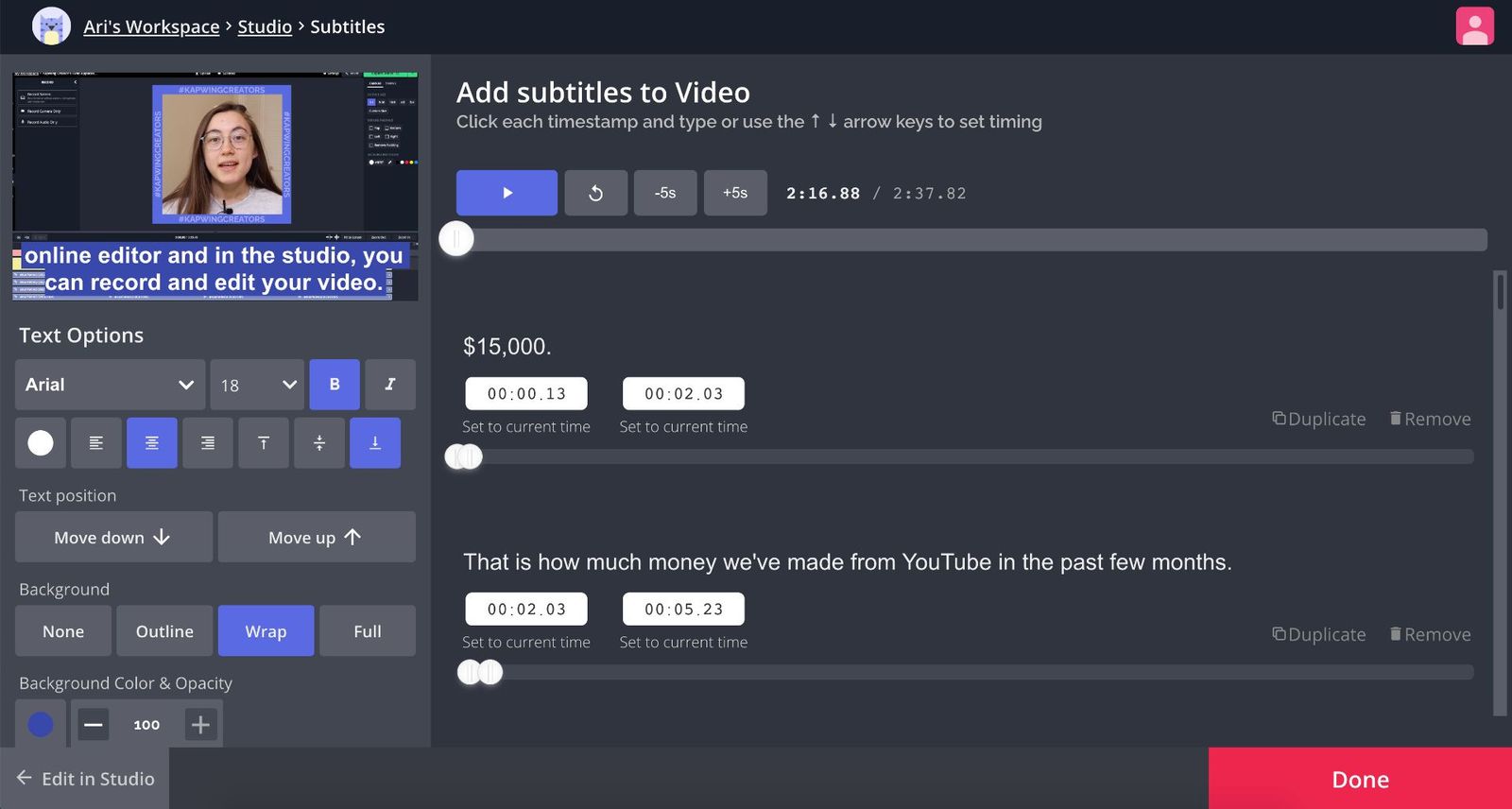 How to AutoSubtitle a Video
