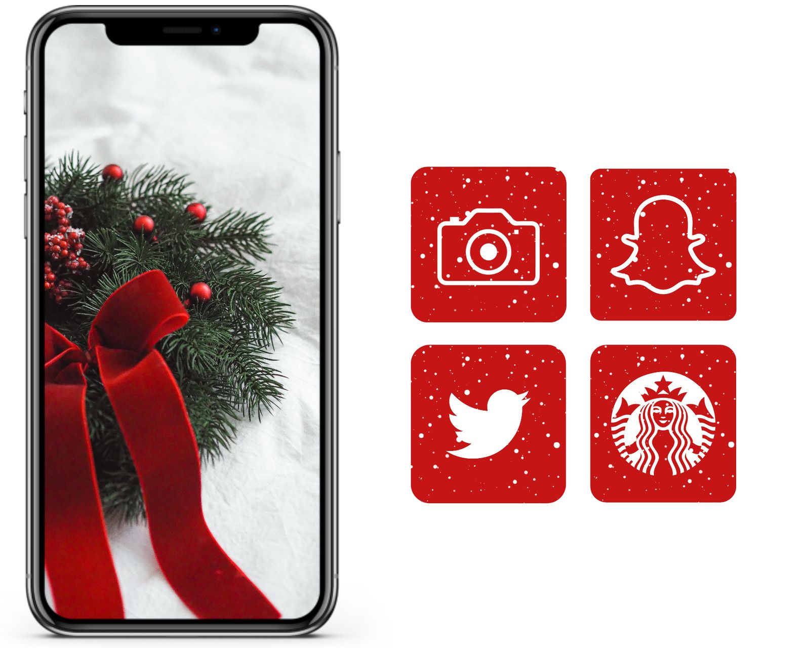 Aesthetic Christmas App Icons and How to Make App Covers