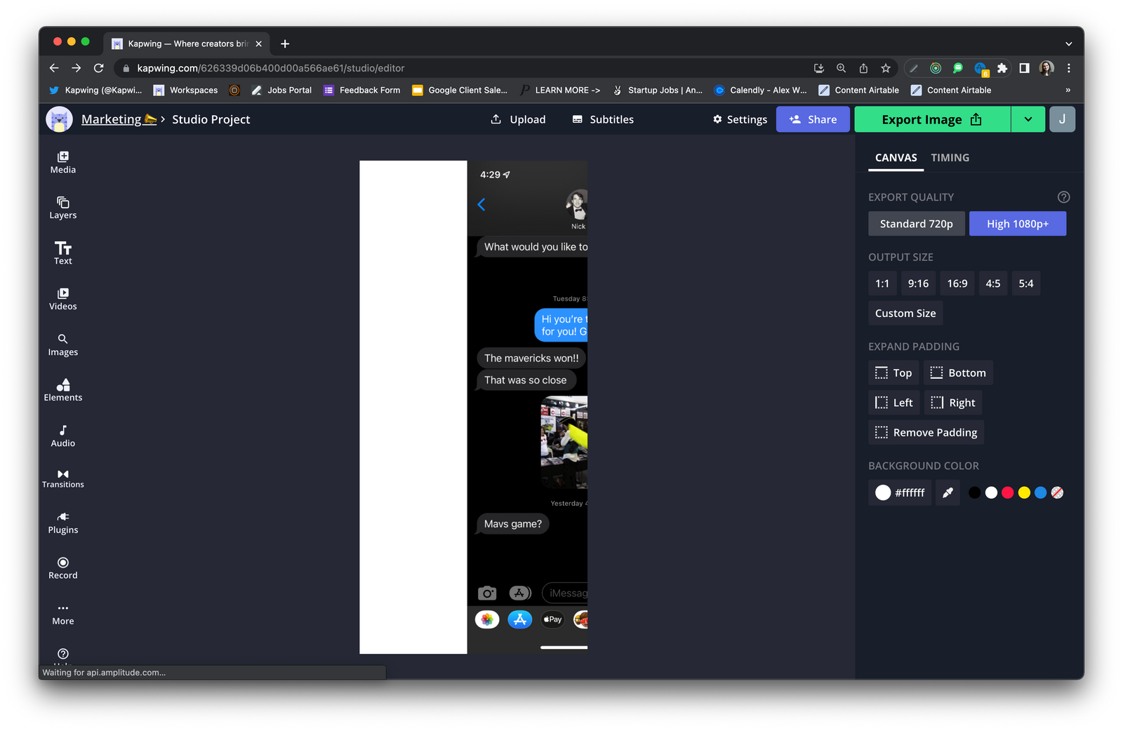 How to Make a Fake Texting Story Video