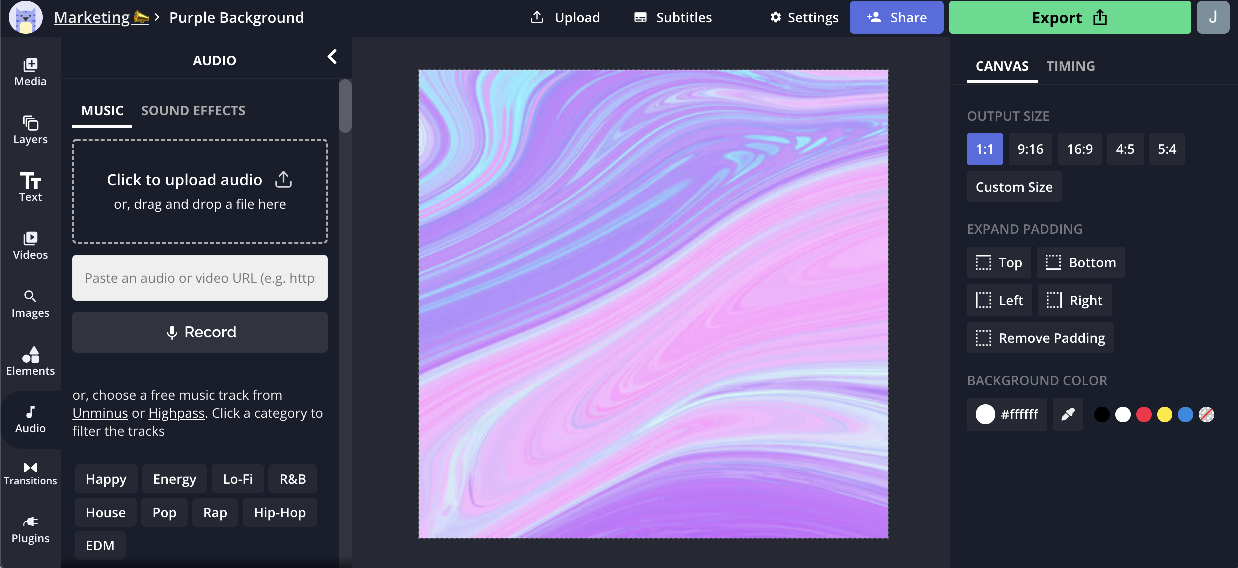 How to Overlay Audio on an Image or Video