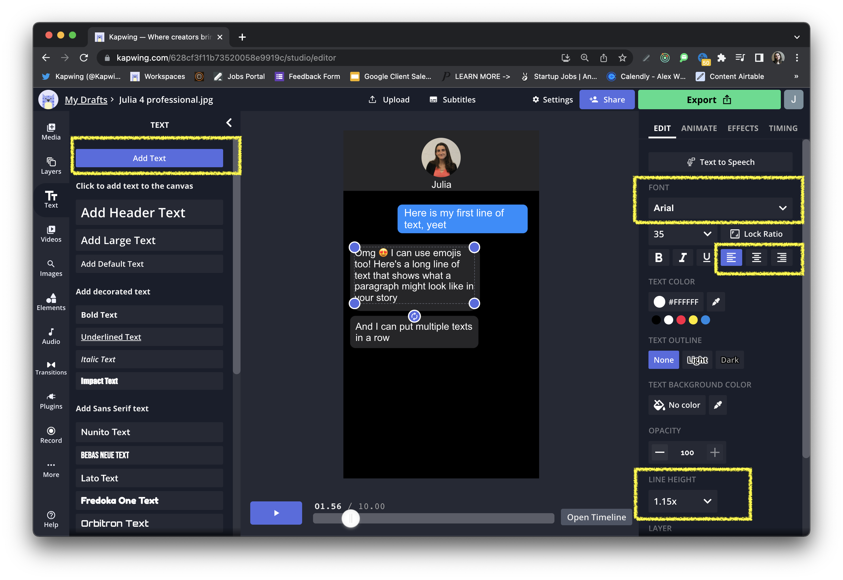How to Make a Fake Texting Story Video
