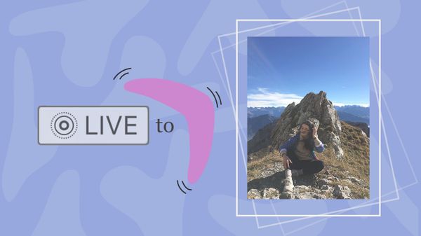 How to Turn a Live Photo into a Boomerang
