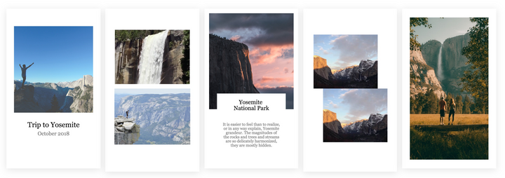 Beautiful, Minimal Stories with Instagram Story Templates