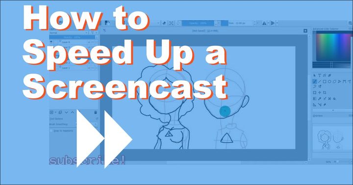 How to Speed Up a Screencast