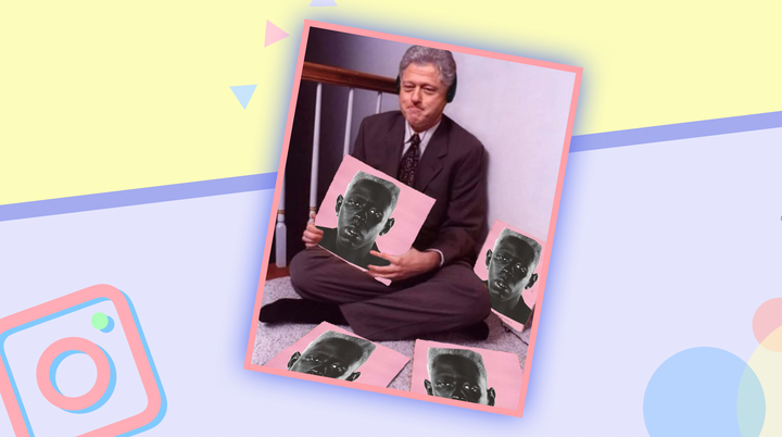 How to Make the Bill Clinton Album Instagram Challenge Yourself
