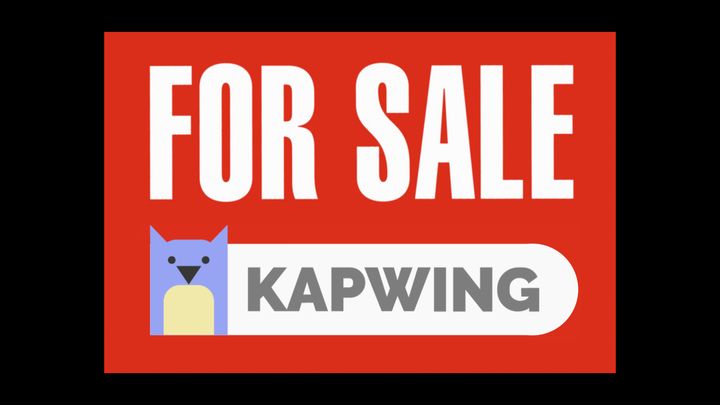 We're Selling the Viral Kapwing Watermark