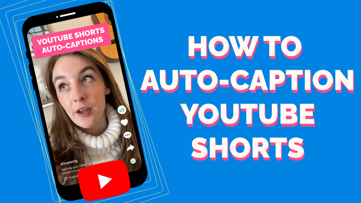 How to Auto-Caption YouTube Shorts