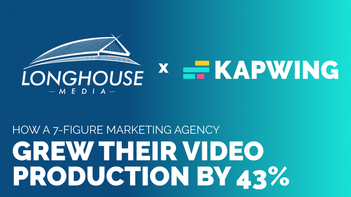 How This 7-Figure Marketing Agency Grew Video Production 43% Using Kapwing