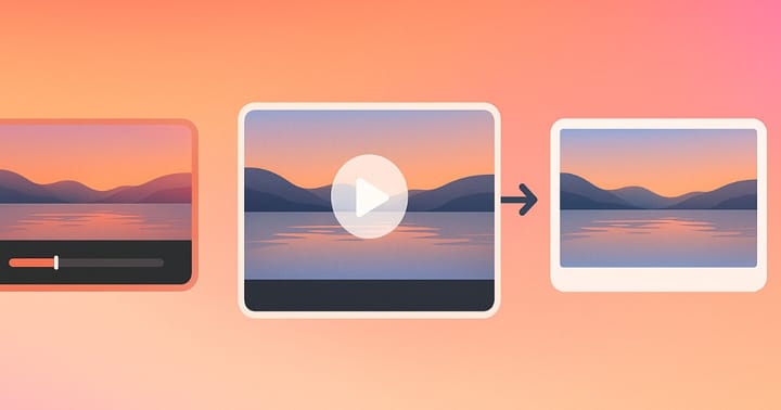How to Capture a Photo From a Video